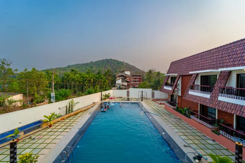 The swimming pool