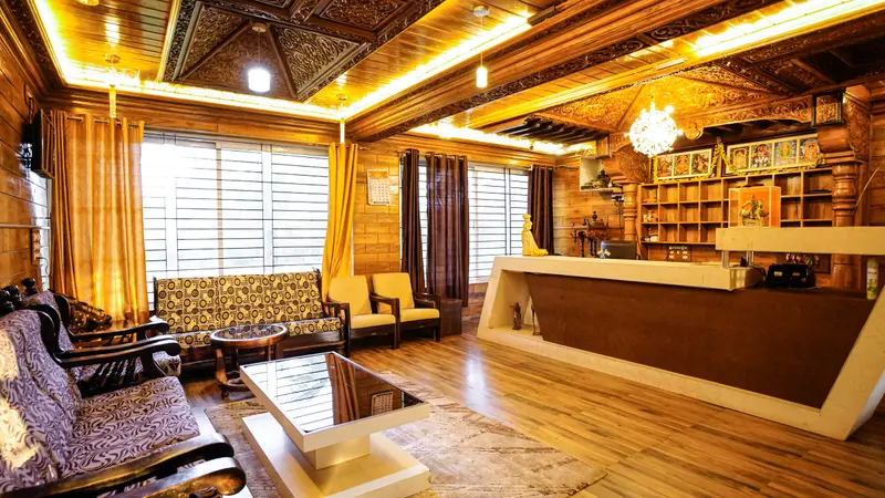 The resort reception