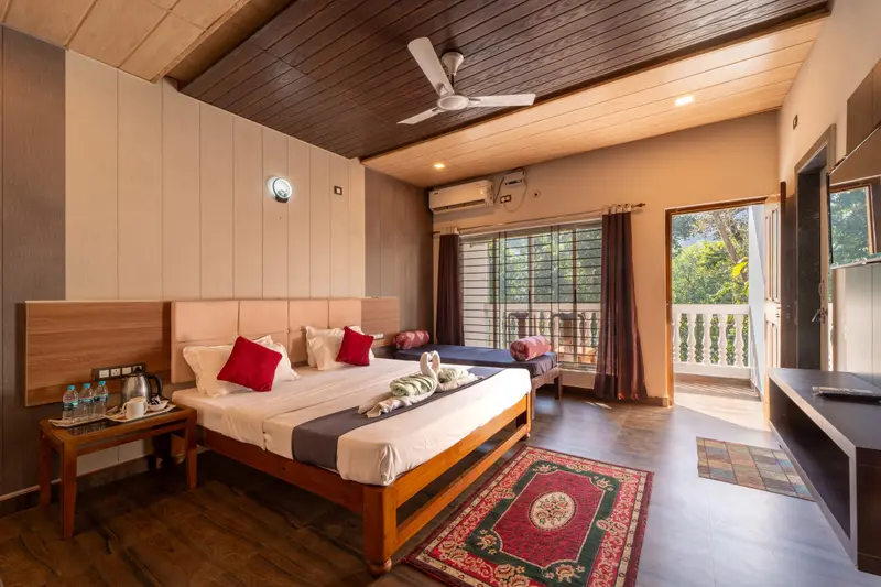Couple room with a seating corner